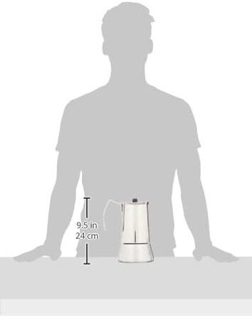 Кофеварка для эспрессо на 10 чашек 350 Вт Eterna Monix