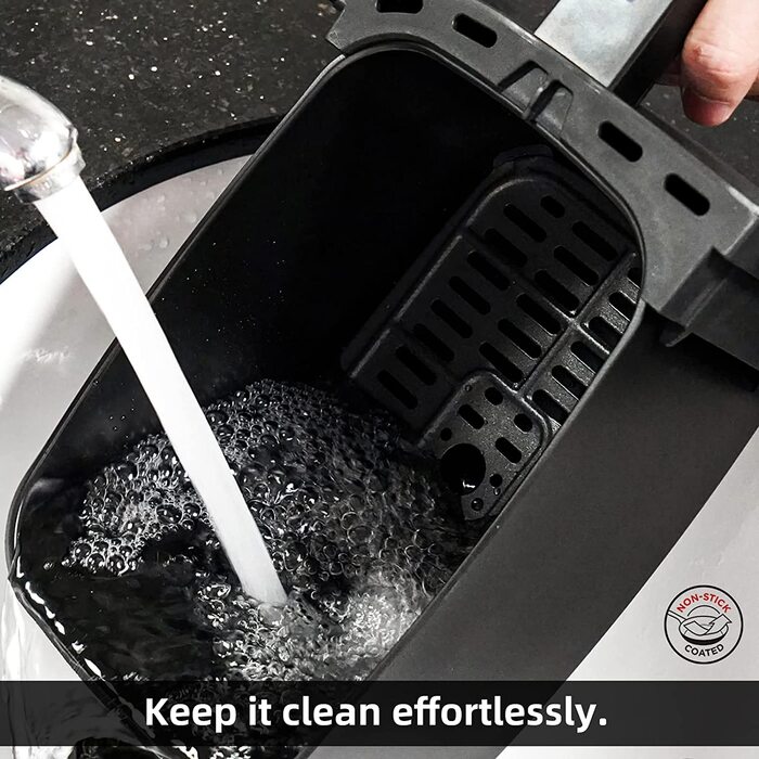 Двухзонная фритюрница JOYAMI XXL / 7,6 л / 6 программ / 2850 Вт