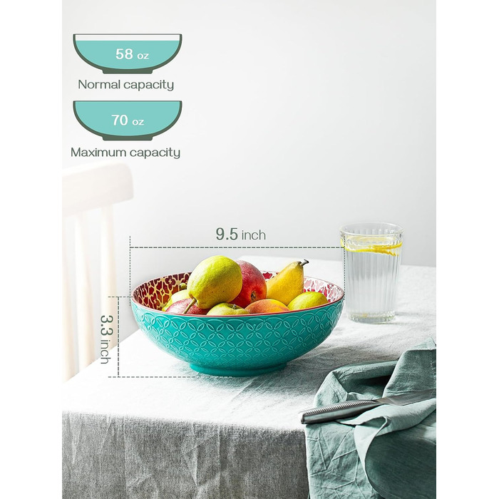 Набор глубоких тарелок 24 см 2 предмета DOWAN