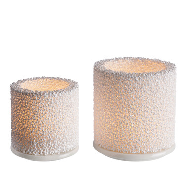 Подсвечник 10х9х9х9 см белый Fire Iittala