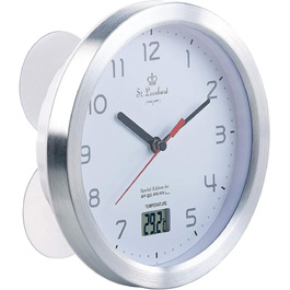 Часы для ванной 17 см Silver St. Leonhard